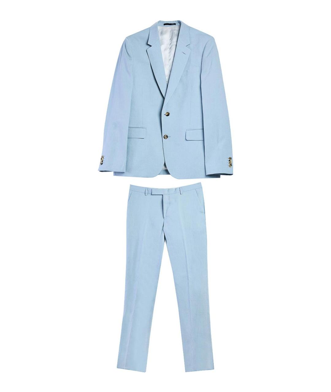 PAUL SMITH Голубой классический костюм, фото 1