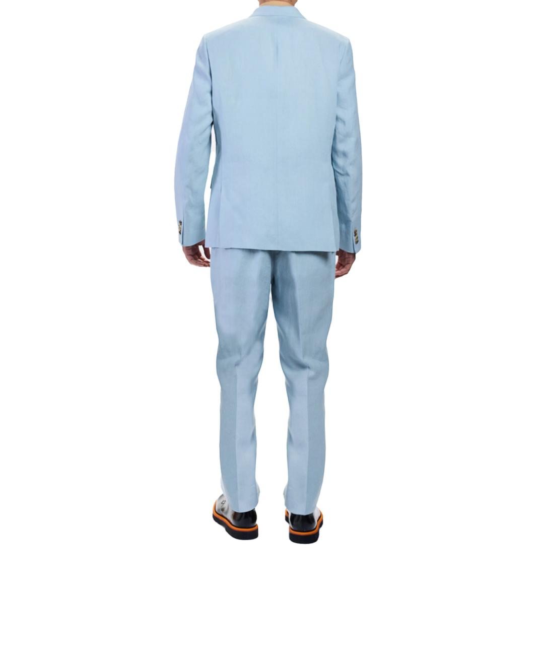 PAUL SMITH Голубой классический костюм, фото 4