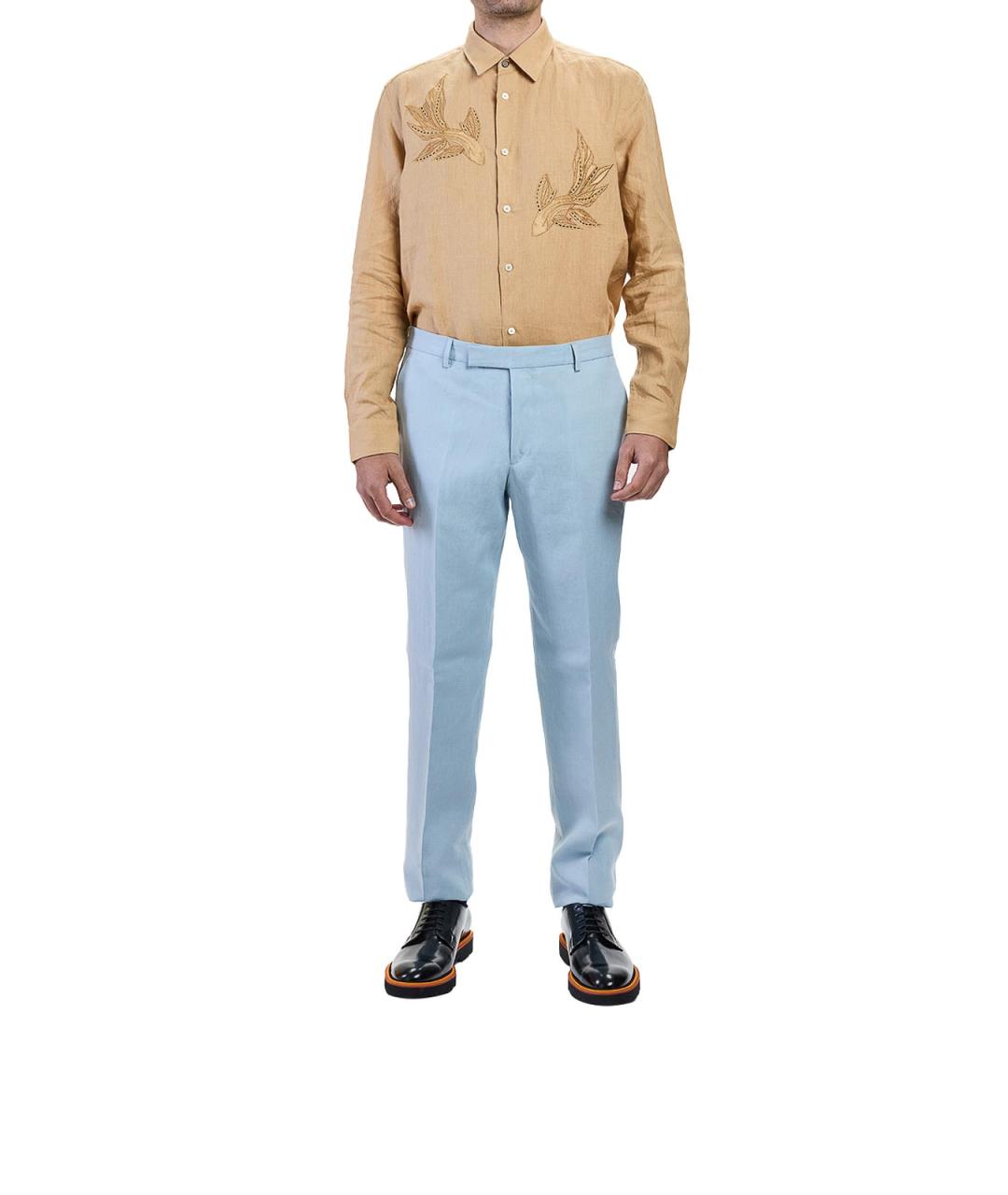 PAUL SMITH Голубой классический костюм, фото 5