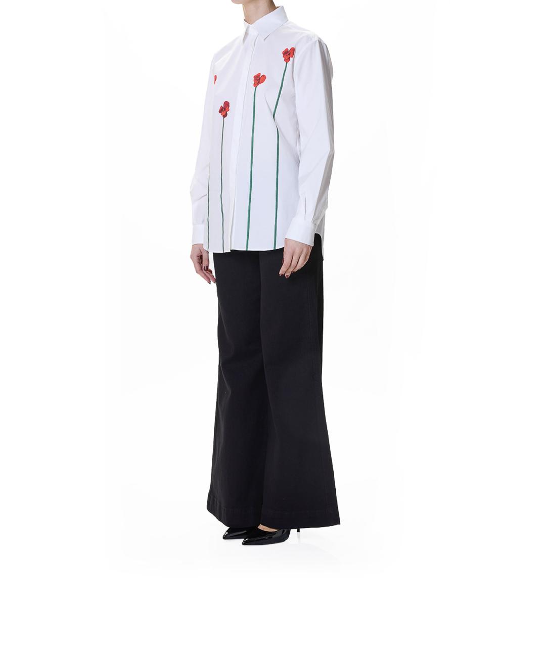MOSCHINO Белая хлопковая рубашка, фото 3