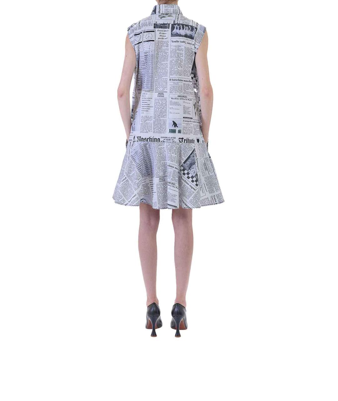 MOSCHINO Мульти хлопковое повседневное платье, фото 4