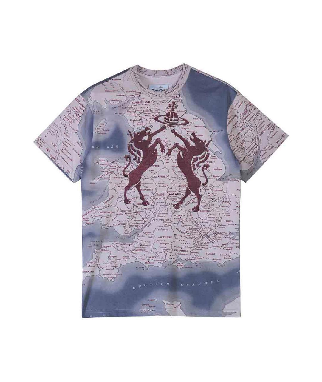 VIVIENNE WESTWOOD Мульти хлопковая футболка, фото 1