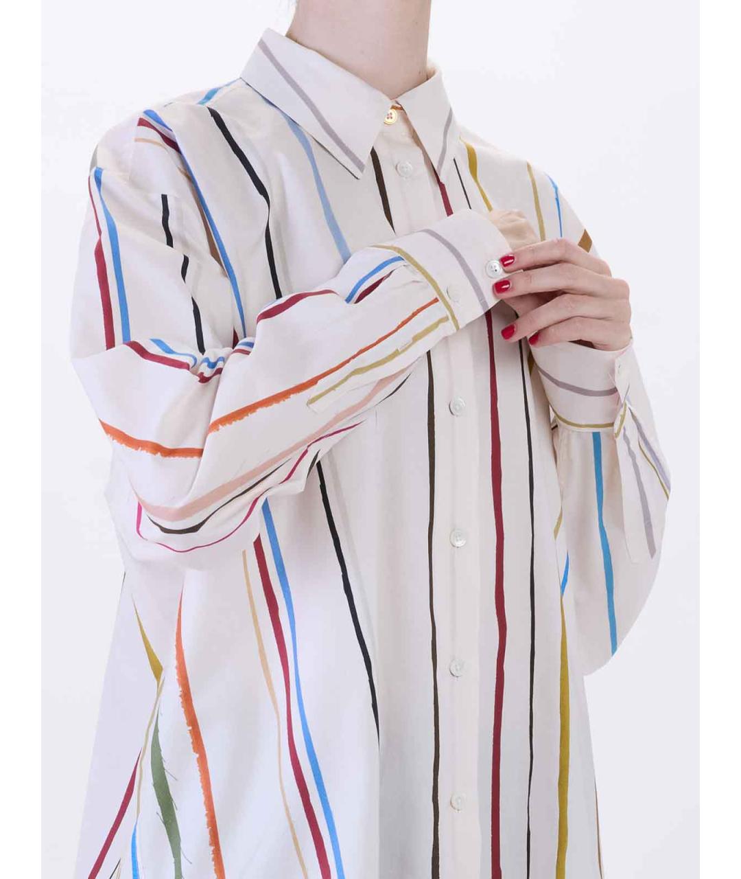 PAUL SMITH Мульти хлопковая рубашка, фото 7