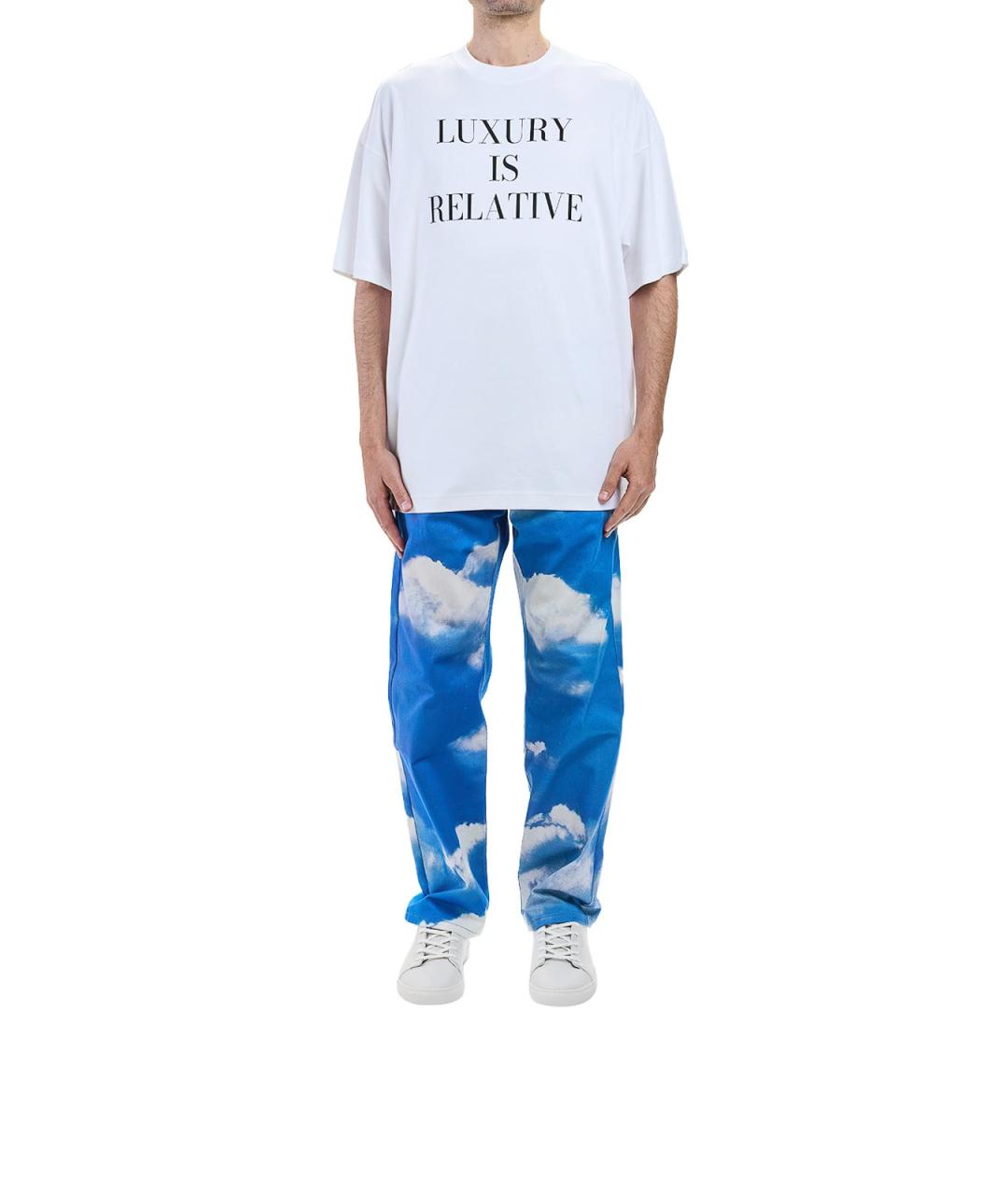 MOSCHINO Белая хлопковая футболка, фото 2