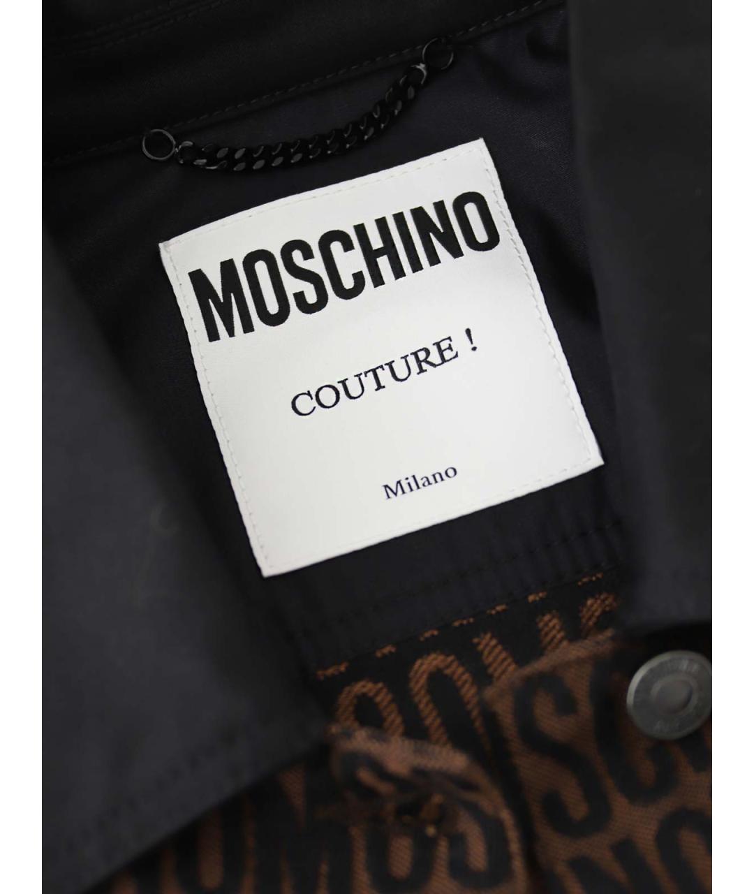 MOSCHINO Коричневая хлопковая куртка, фото 6