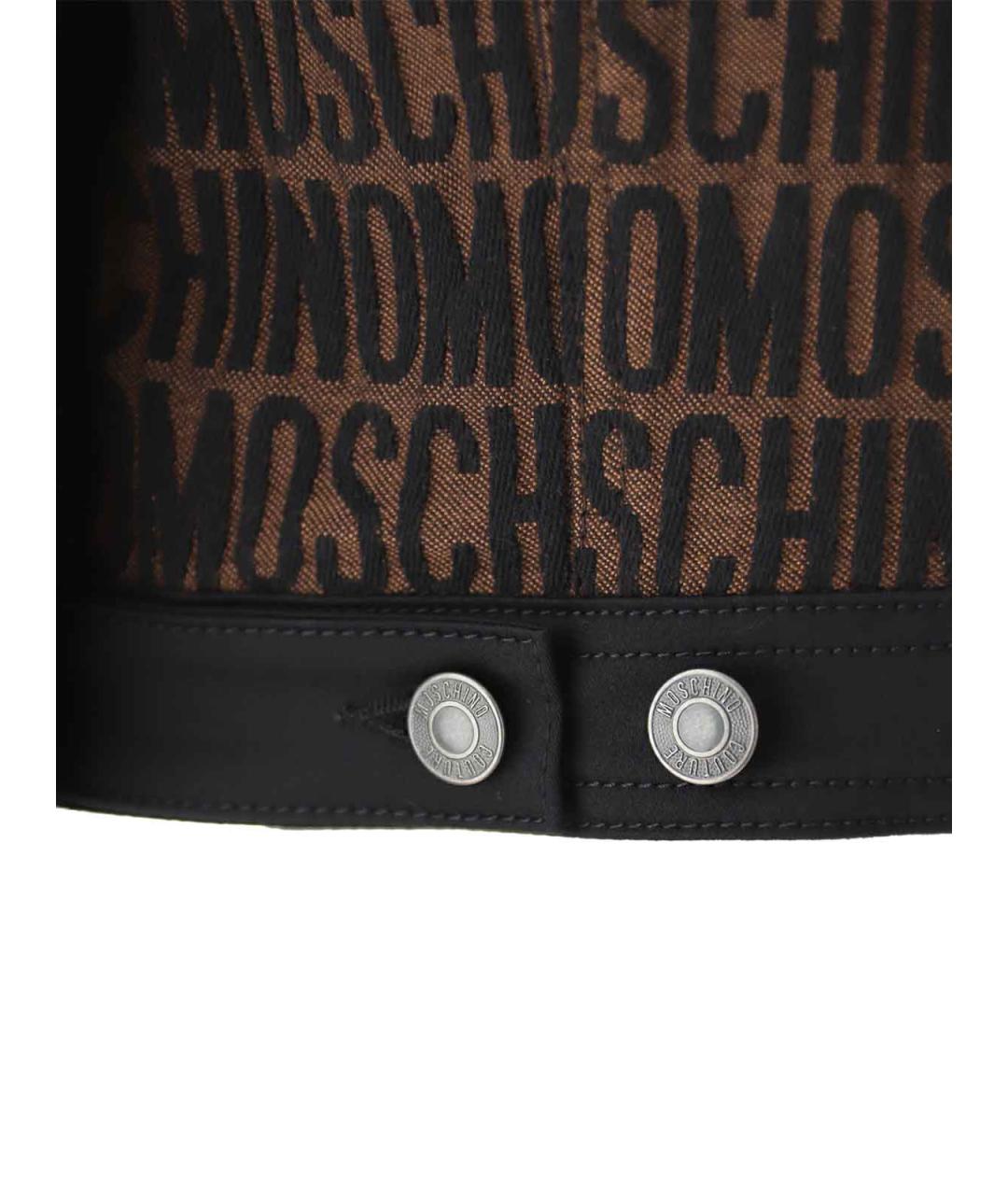 MOSCHINO Коричневая хлопковая куртка, фото 5