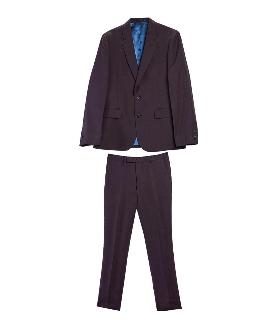 PAUL SMITH Фиолетовый классический костюм, фото 1
