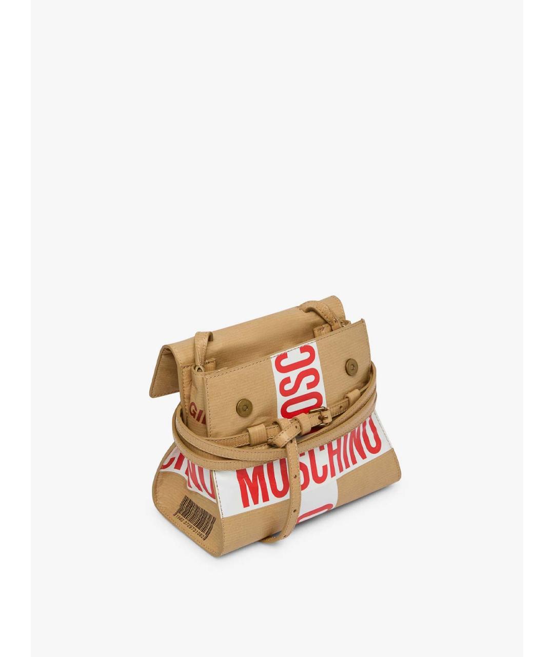 MOSCHINO Мульти кожаная сумка тоут, фото 4
