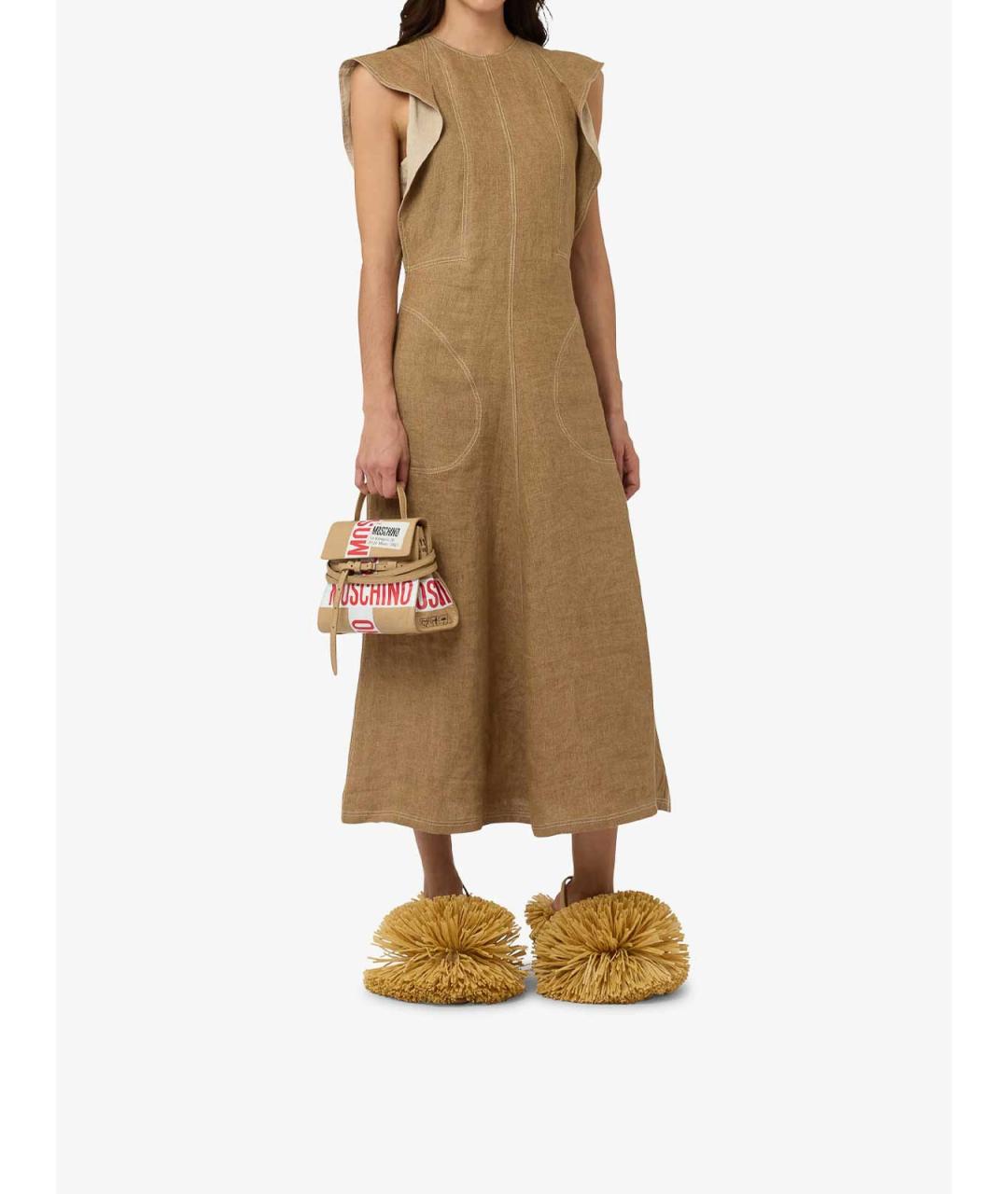 MOSCHINO Мульти кожаная сумка тоут, фото 3