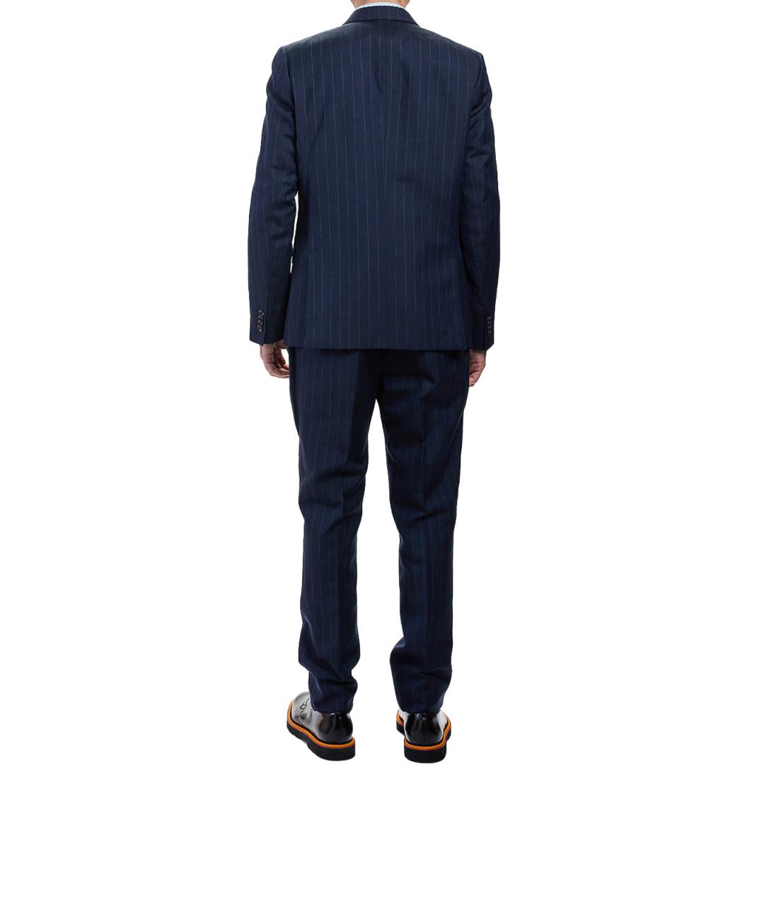 PAUL SMITH Синий классический костюм, фото 4