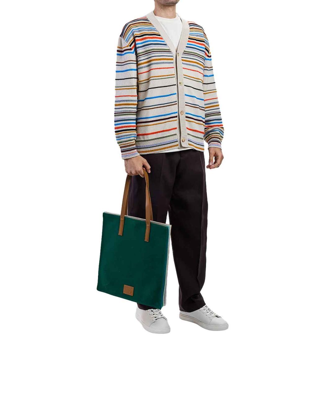 PAUL SMITH Мульти хлопковая сумка тоут, фото 3