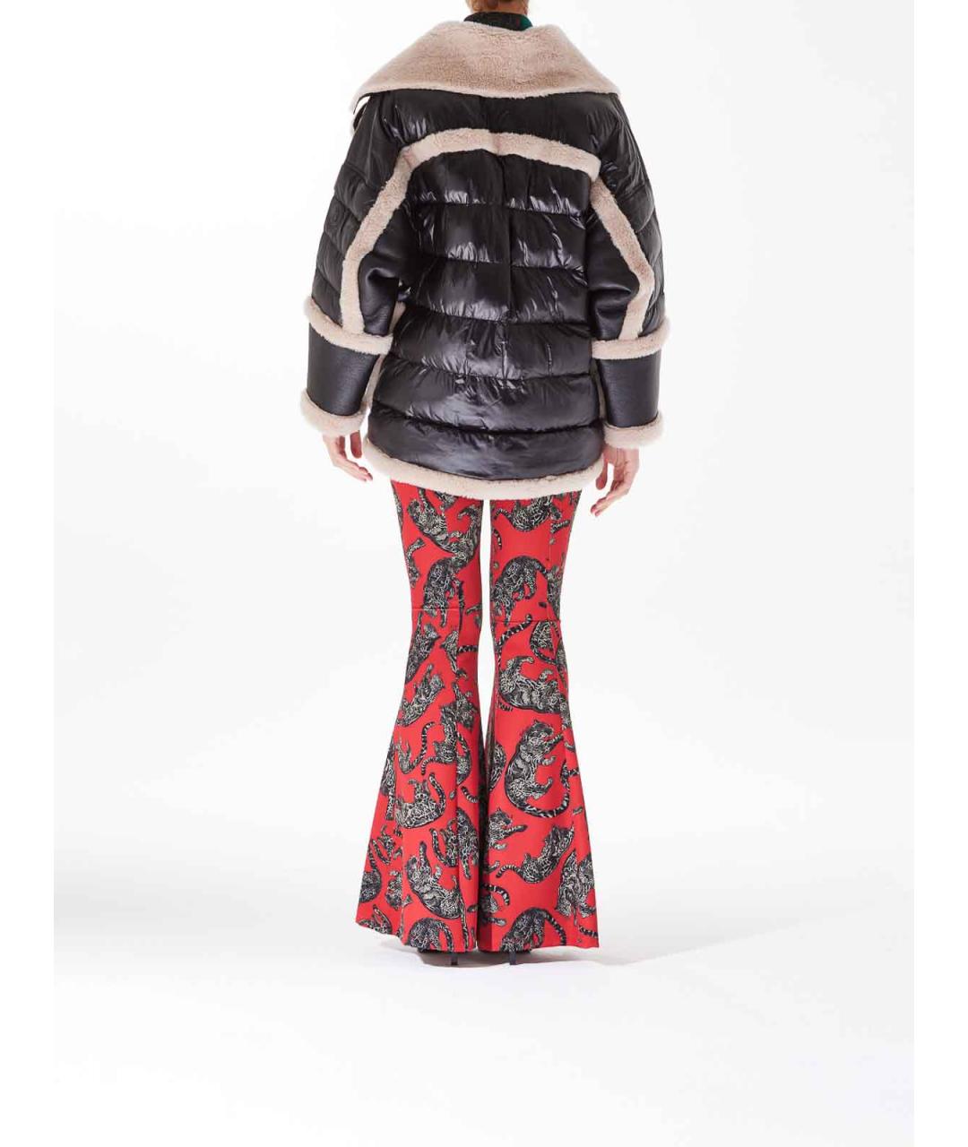 JUST CAVALLI Черная кожаная куртка, фото 4