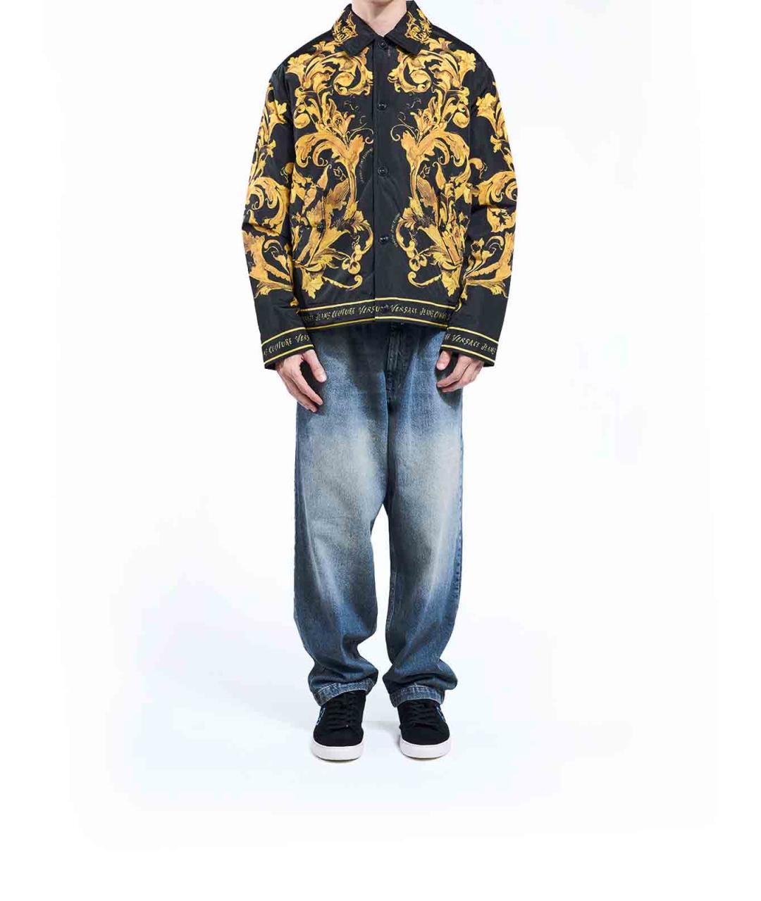 VERSACE JEANS COUTURE Мульти полиэстеровая куртка, фото 2