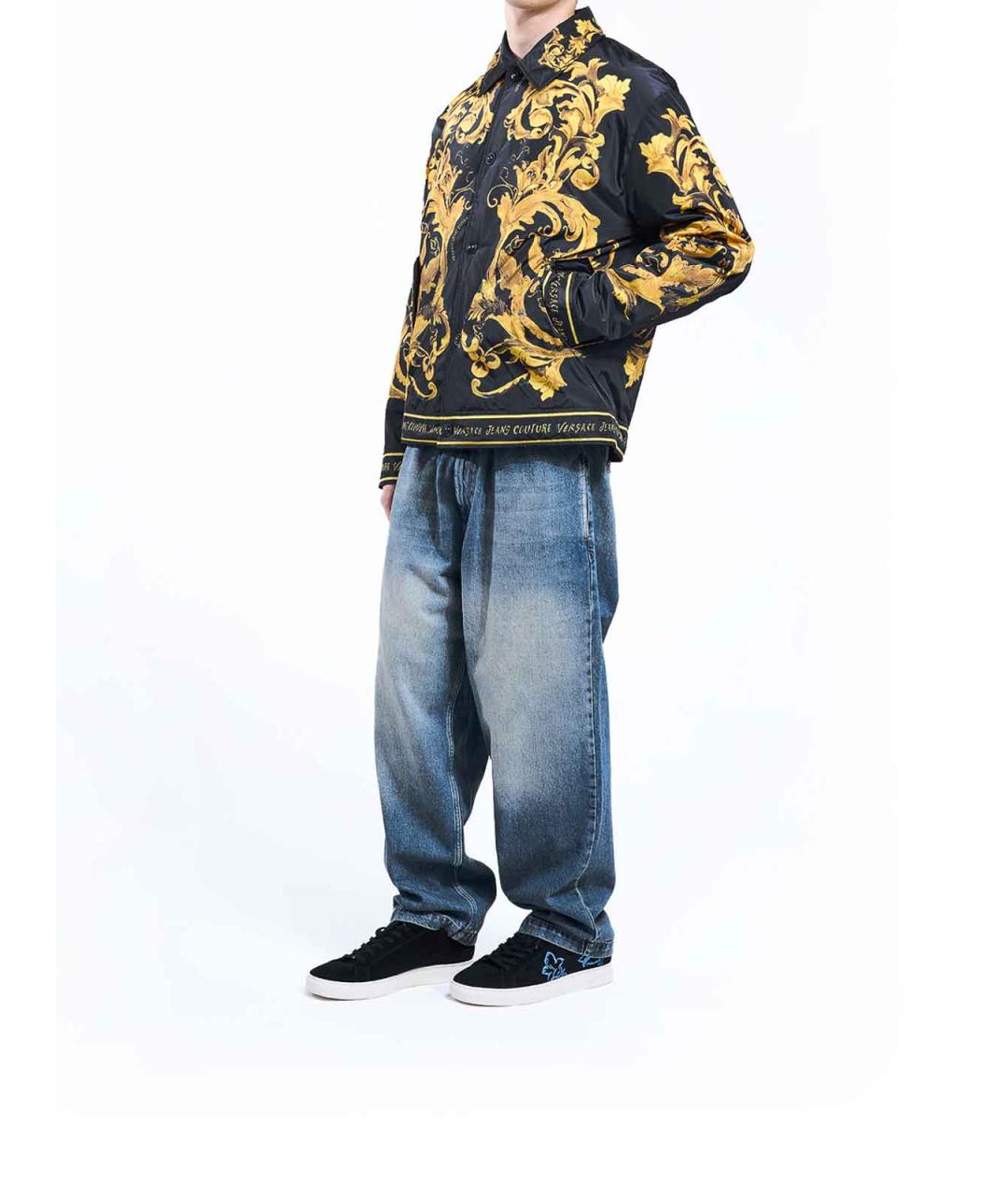 VERSACE JEANS COUTURE Мульти полиэстеровая куртка, фото 3