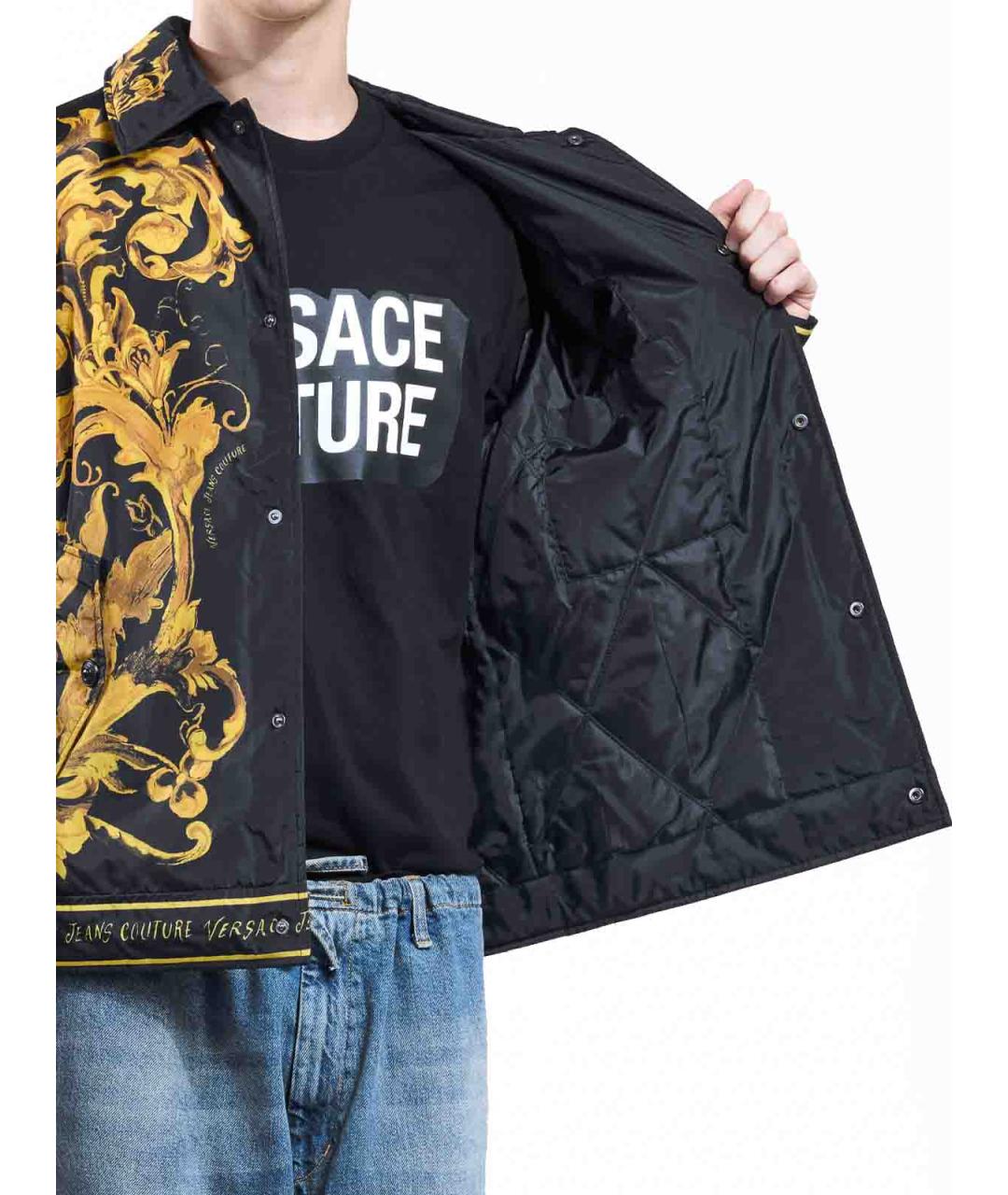 VERSACE JEANS COUTURE Мульти полиэстеровая куртка, фото 5