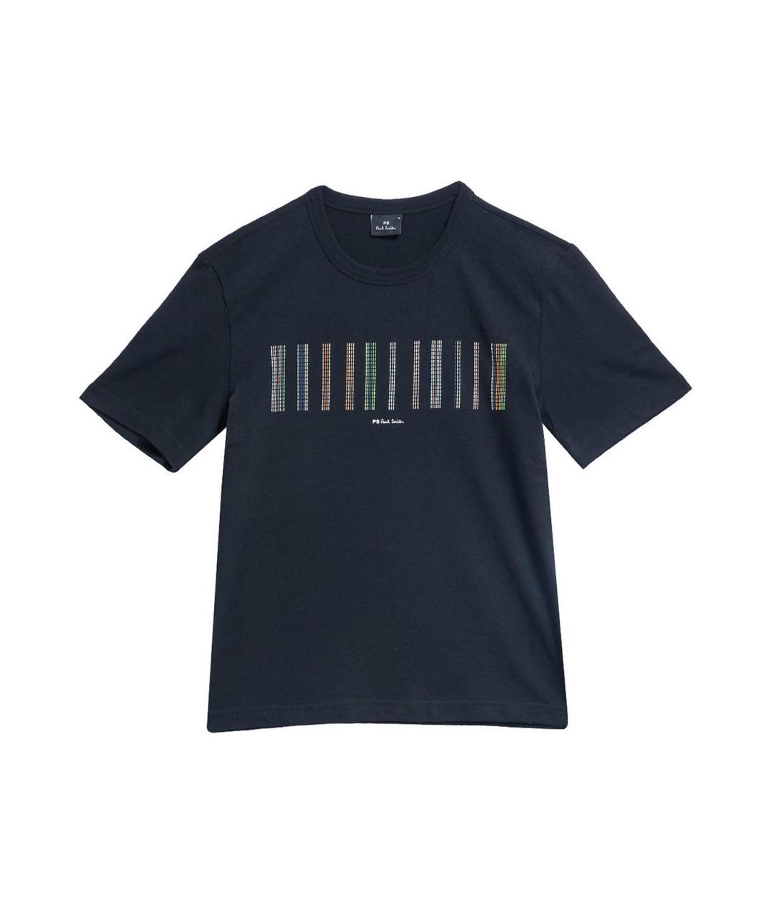 PS BY PAUL SMITH Черная хлопковая футболка, фото 1