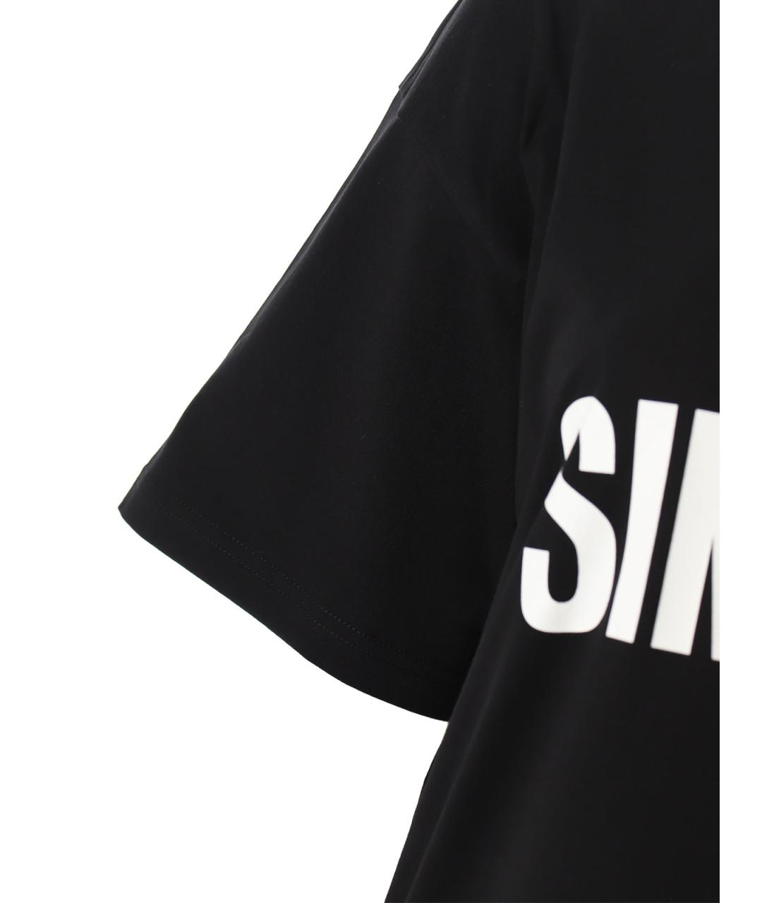 MOSCHINO Черная хлопковая футболка, фото 5