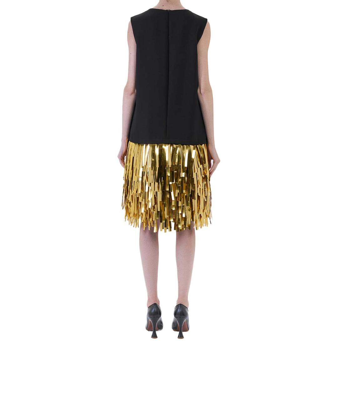 MOSCHINO Мульти полиэстеровое коктейльное платье, фото 4