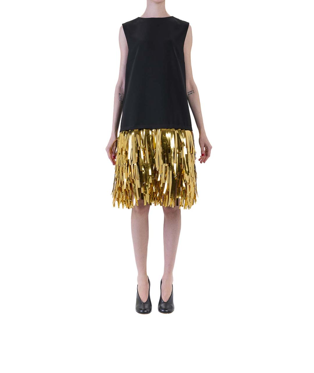 MOSCHINO Мульти полиэстеровое коктейльное платье, фото 2