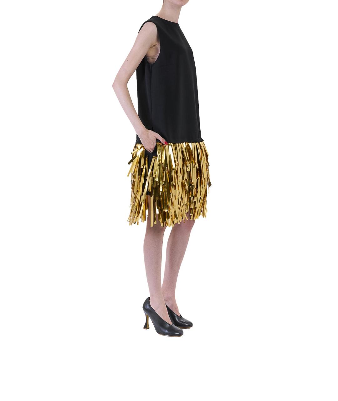 MOSCHINO Мульти полиэстеровое коктейльное платье, фото 3
