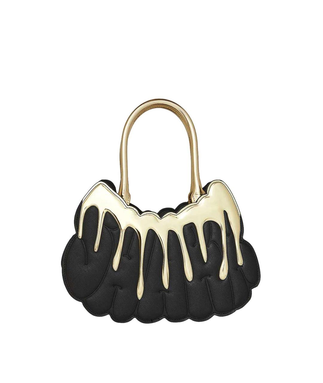 SPRAYGROUND Черная сумка с короткими ручками из искусственной кожи, фото 1
