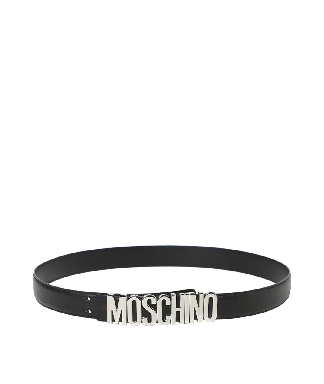 MOSCHINO Черный ремень, фото 1