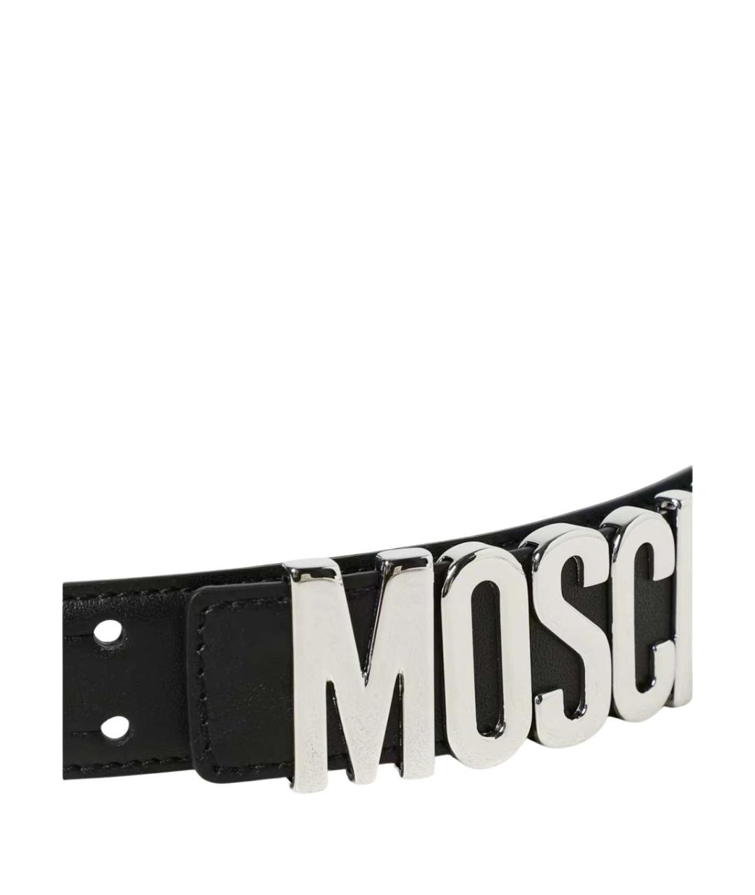 MOSCHINO Черный ремень, фото 3
