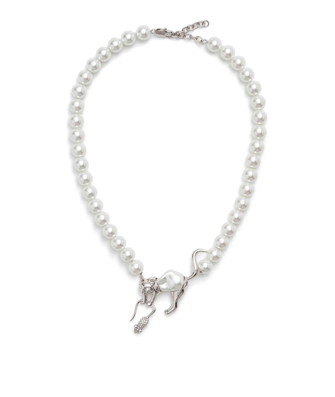 MARC JACOBS Серебряное жемчужное колье, фото 1