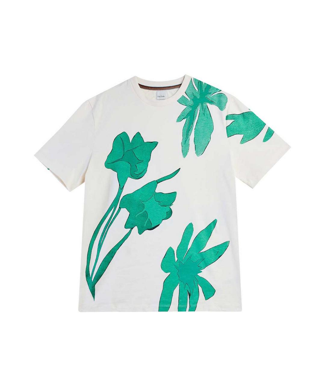 PAUL SMITH Мульти хлопковая футболка, фото 1