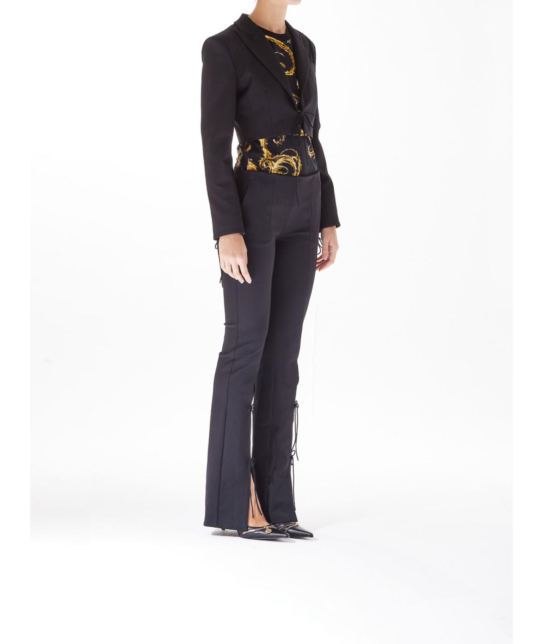 VERSACE JEANS COUTURE Черный полиамидовый жакет/пиджак, фото 3