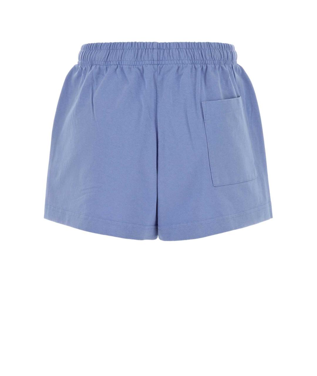 SPORTY AND RICH Голубые хлопковые шорты, фото 2