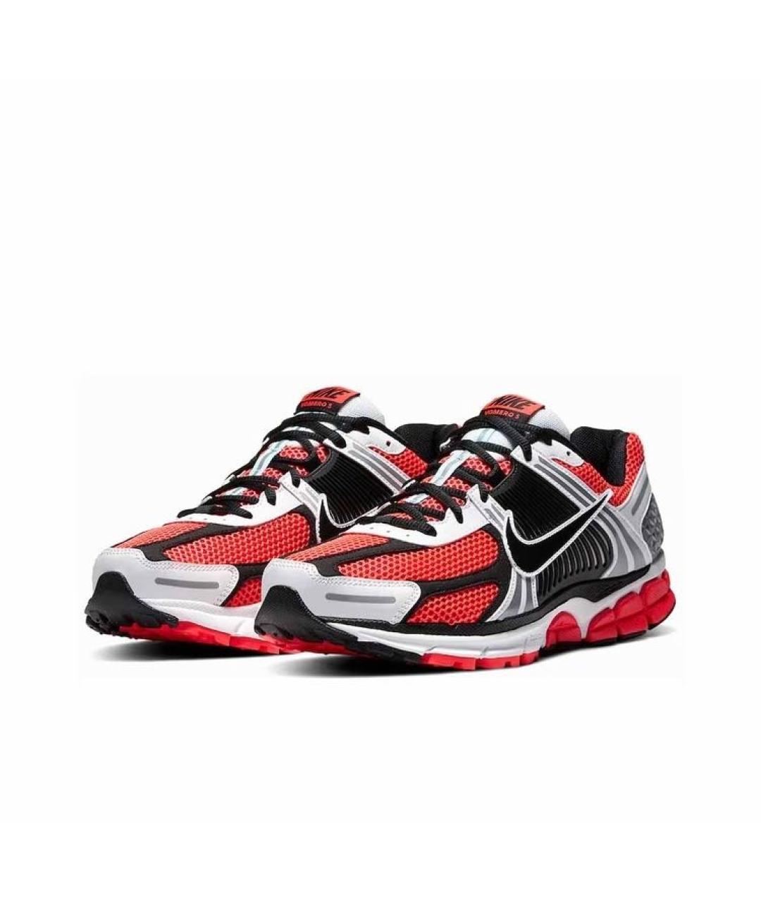 NIKE Красные текстильные низкие кроссовки / кеды, фото 2