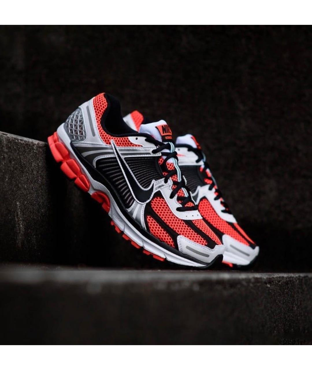 NIKE Красные текстильные низкие кроссовки / кеды, фото 5