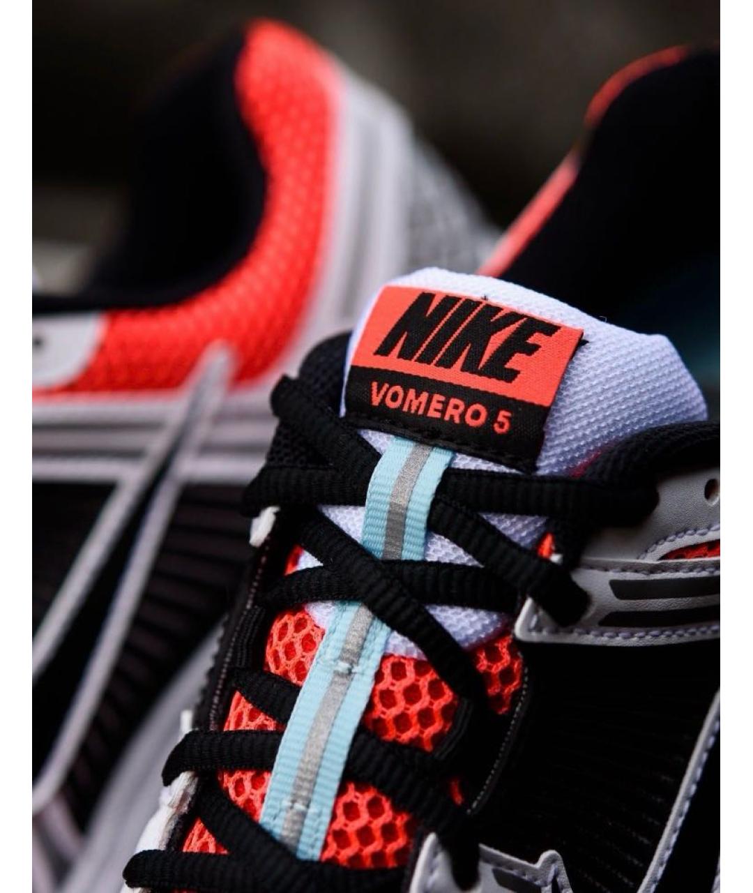 NIKE Красные текстильные низкие кроссовки / кеды, фото 6
