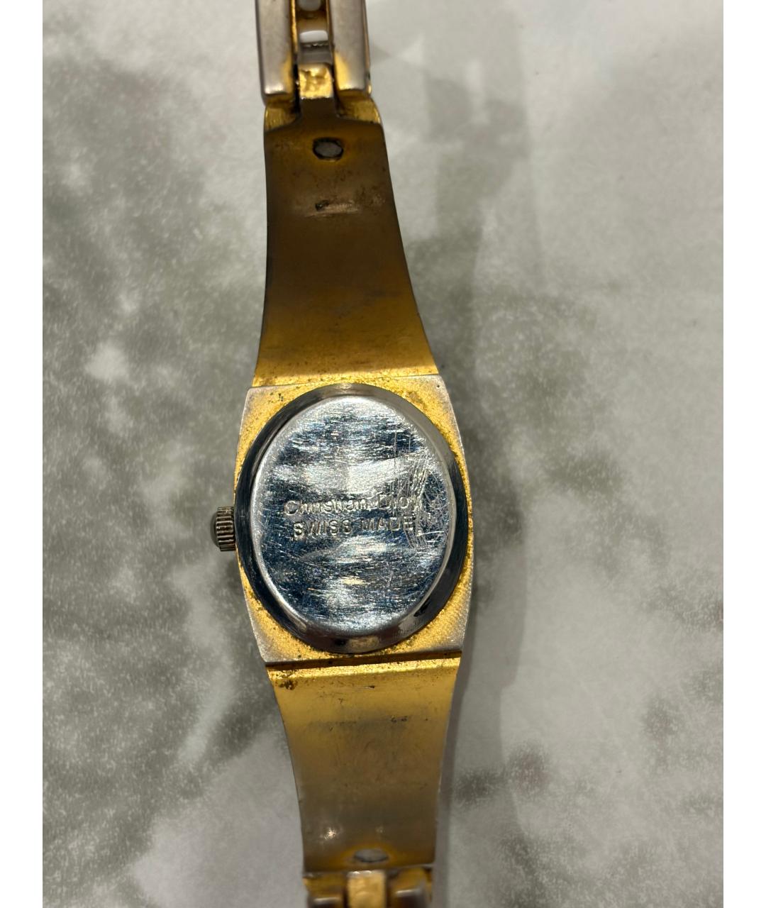 CHRISTIAN DIOR Золотые стальные часы, фото 2
