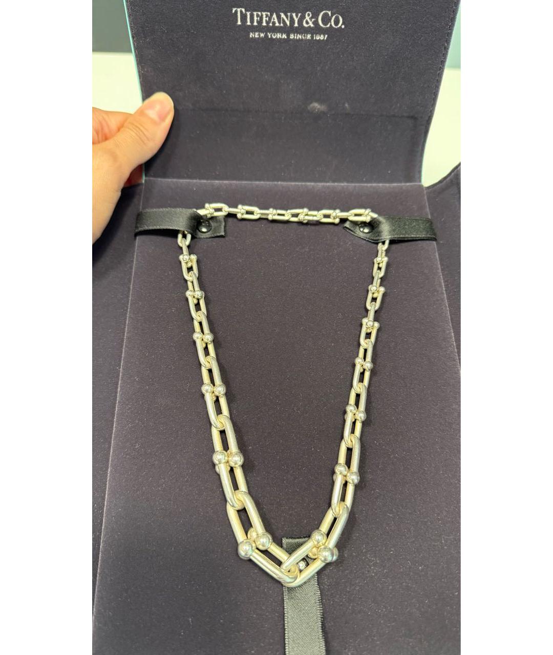 TIFFANY&CO Серебряное серебряное колье, фото 3