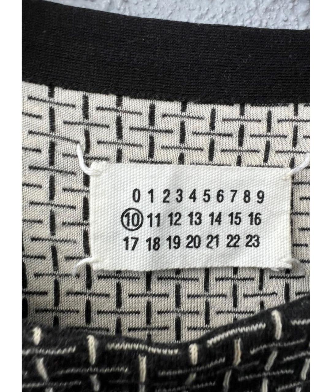 MAISON MARGIELA Черный хлопковый джемпер / свитер, фото 2