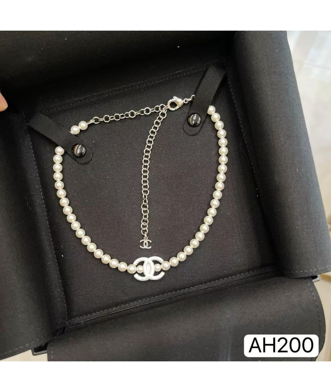 CHANEL Белое жемчужное колье, фото 2