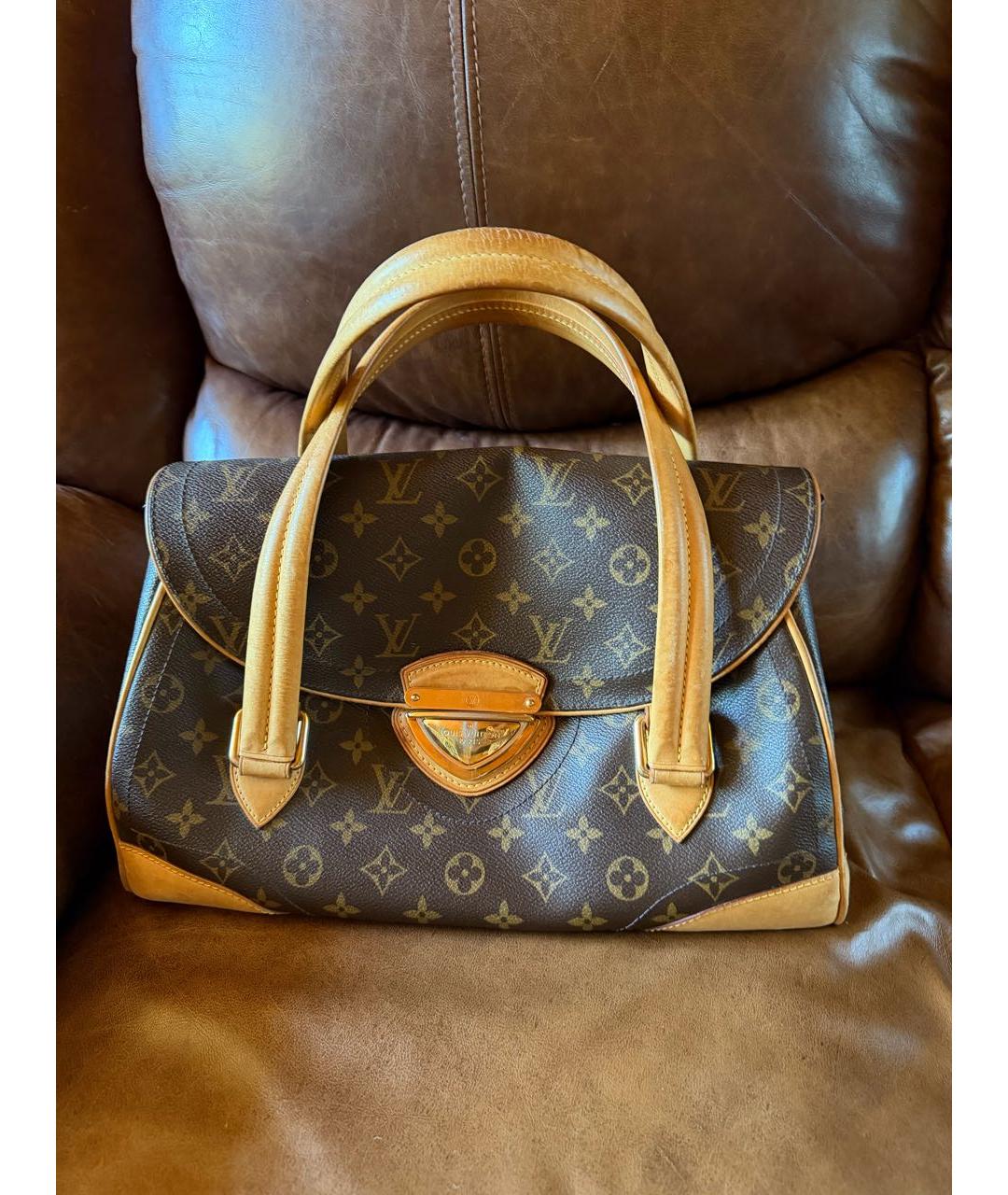 LOUIS VUITTON Кожаная сумка тоут, фото 5