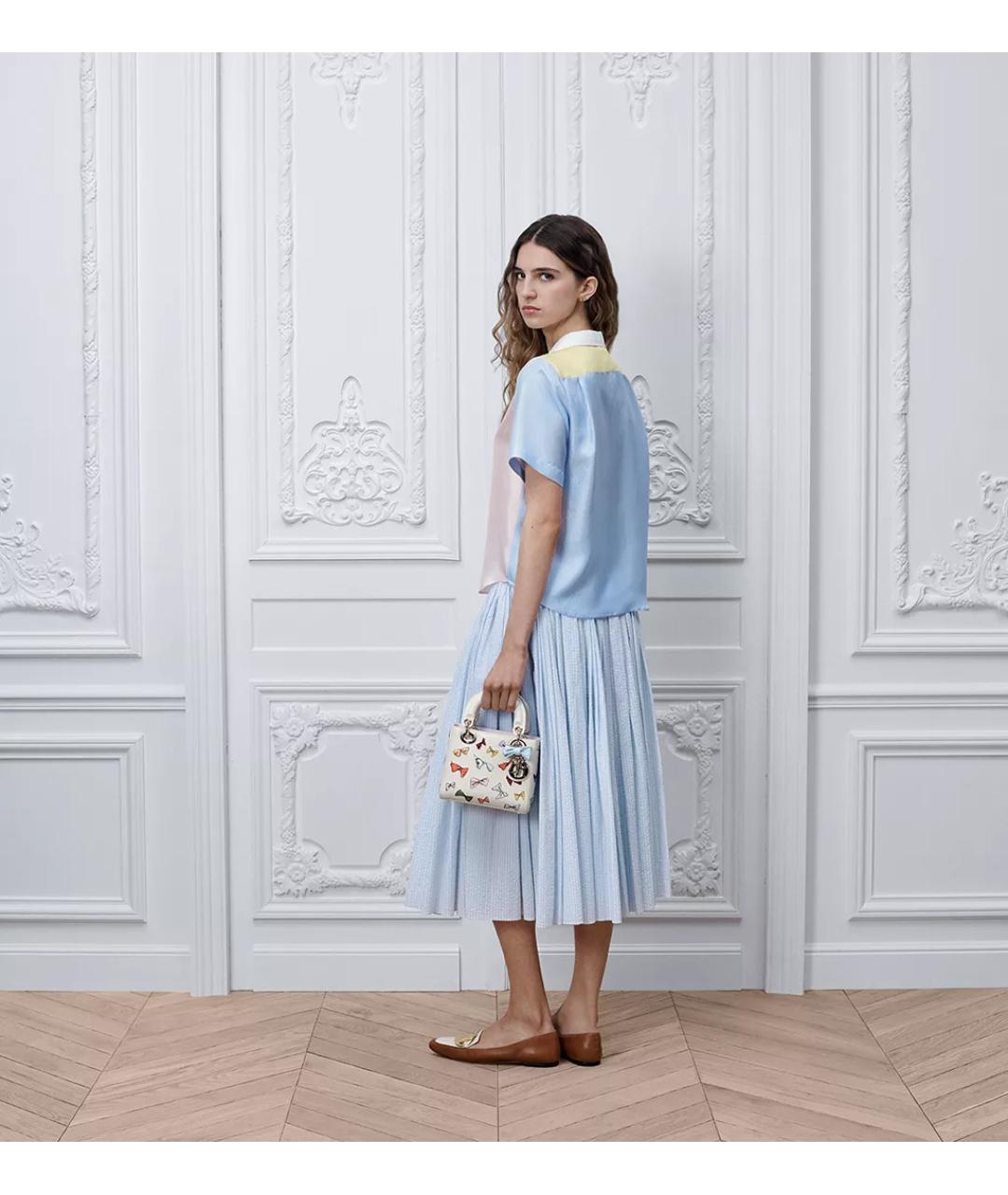 CHRISTIAN DIOR Мульти шелковая блузы, фото 3