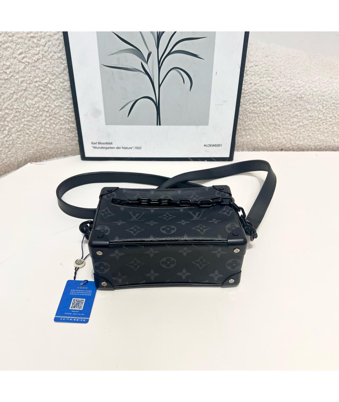 LOUIS VUITTON Черная сумка через плечо, фото 4