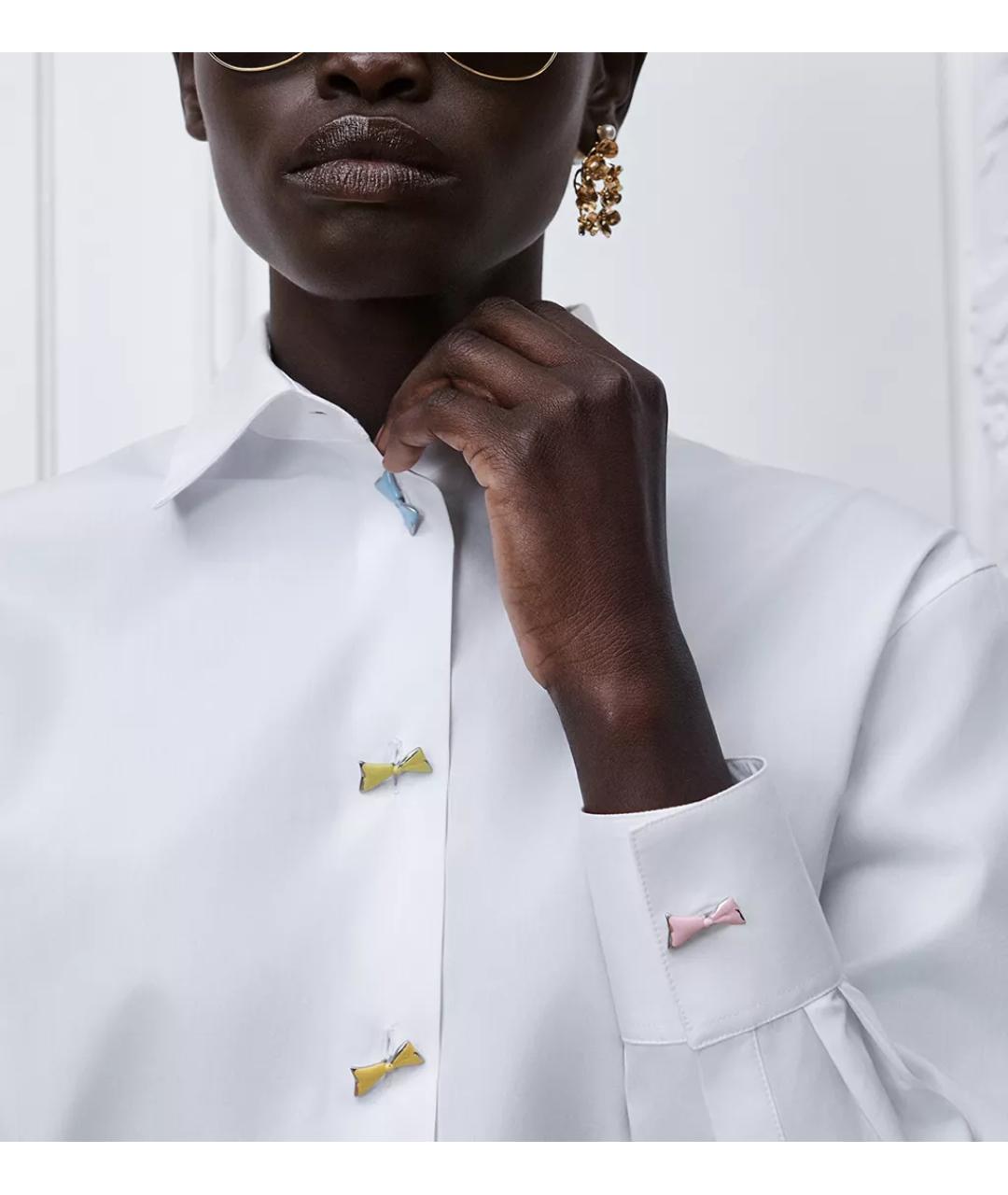 CHRISTIAN DIOR Белая хлопковая рубашка, фото 2