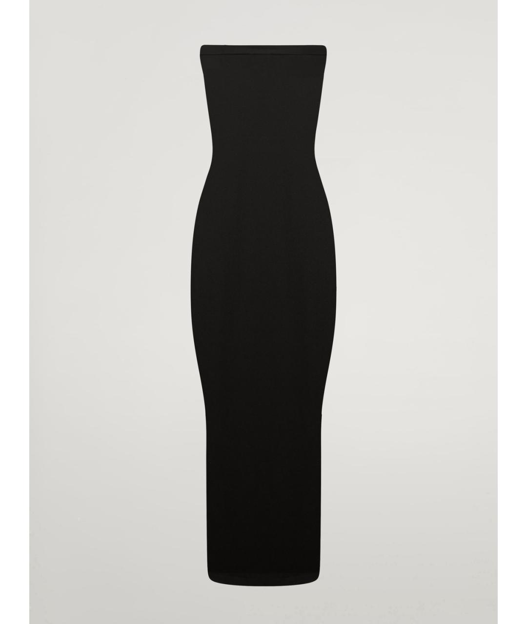 WOLFORD Черное полиамидовое повседневное платье, фото 4