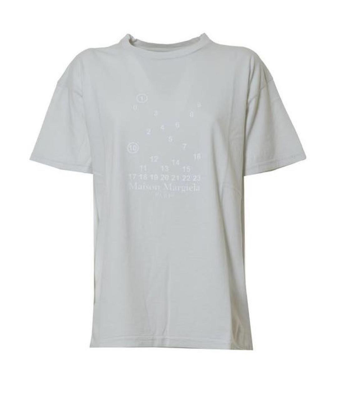 MAISON MARGIELA Бежевая хлопковая футболка, фото 1