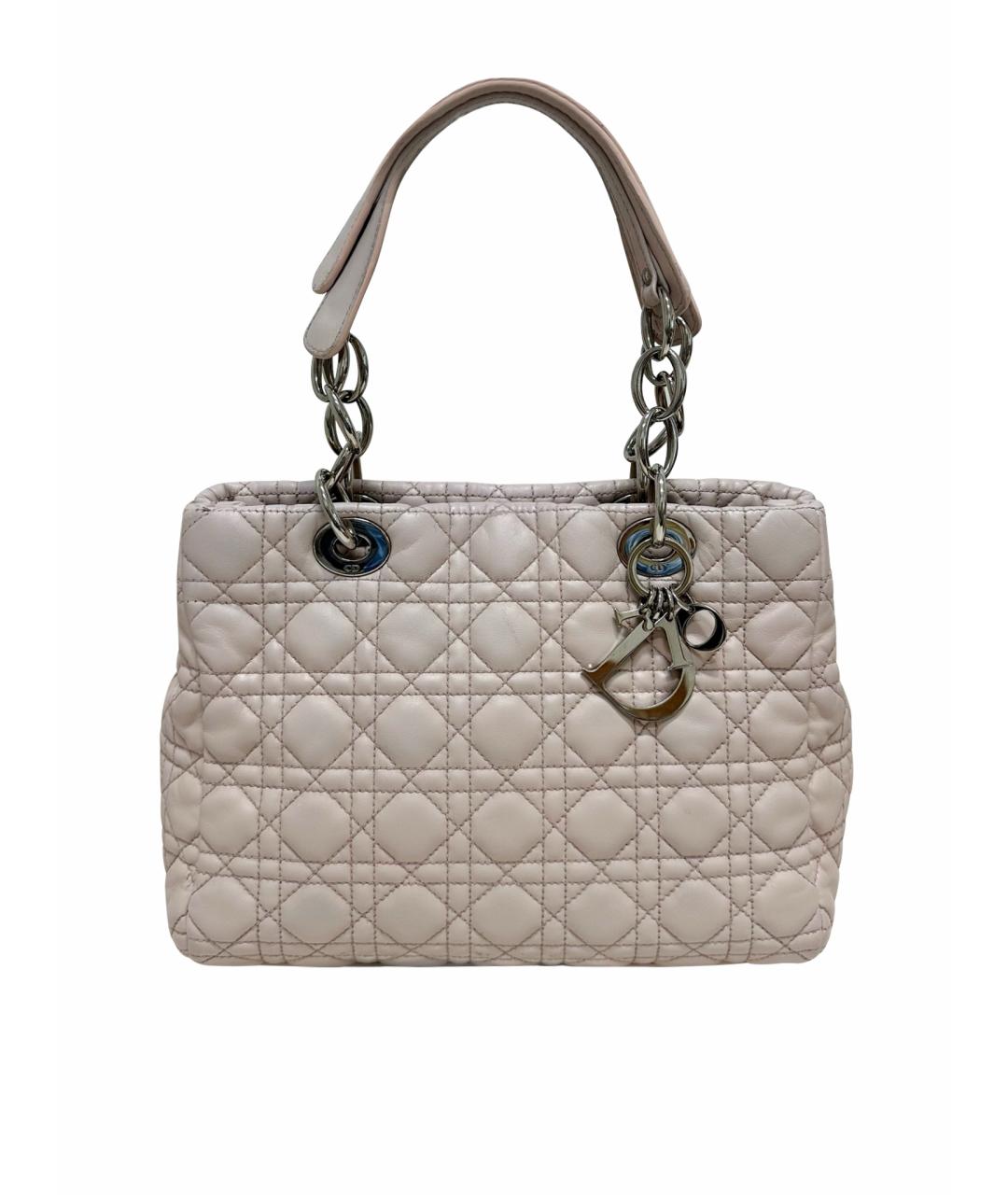 CHRISTIAN DIOR Розовая сумка тоут, фото 1