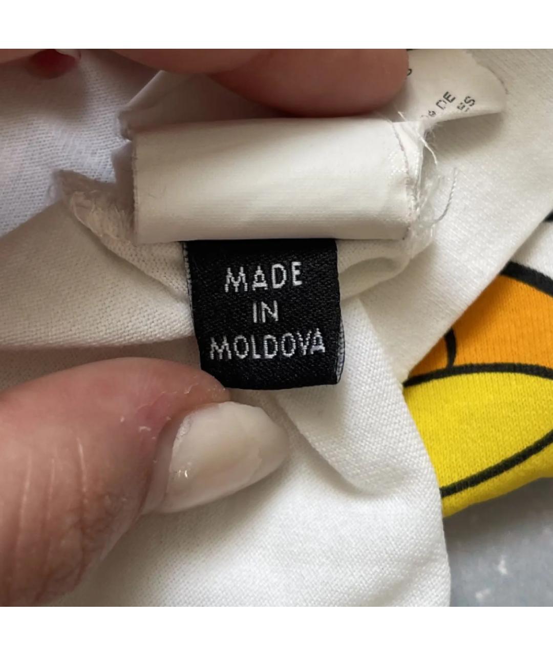 DOLCE&GABBANA Белая хлопковая футболка, фото 8