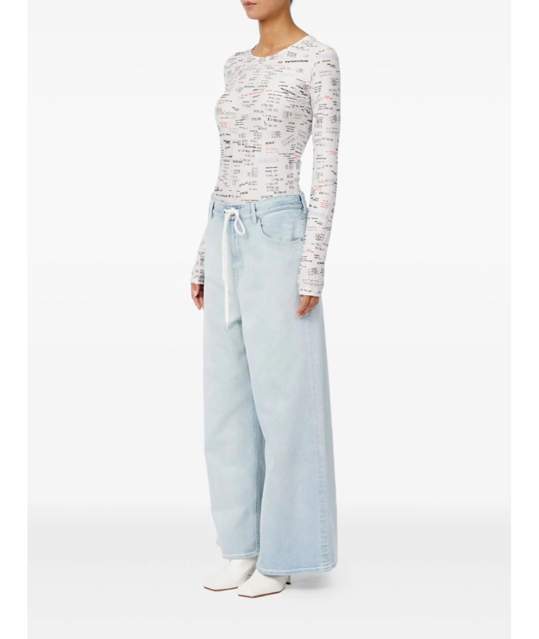 MM6 MAISON MARGIELA Белое полиамидовое боди, фото 8
