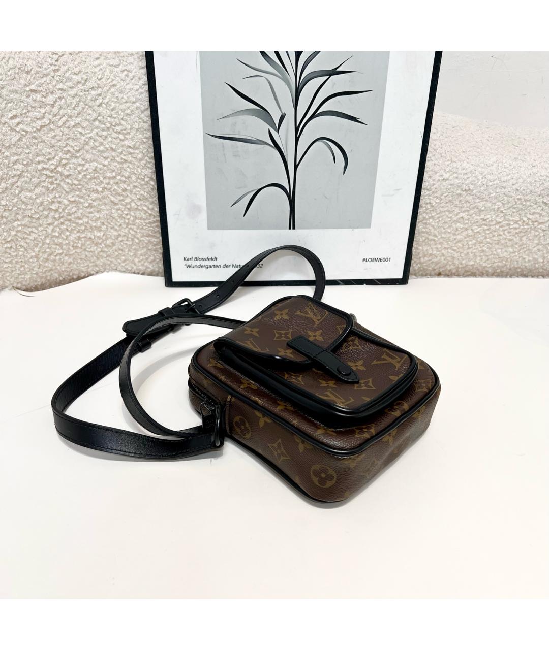 LOUIS VUITTON Коричневая сумка через плечо, фото 3