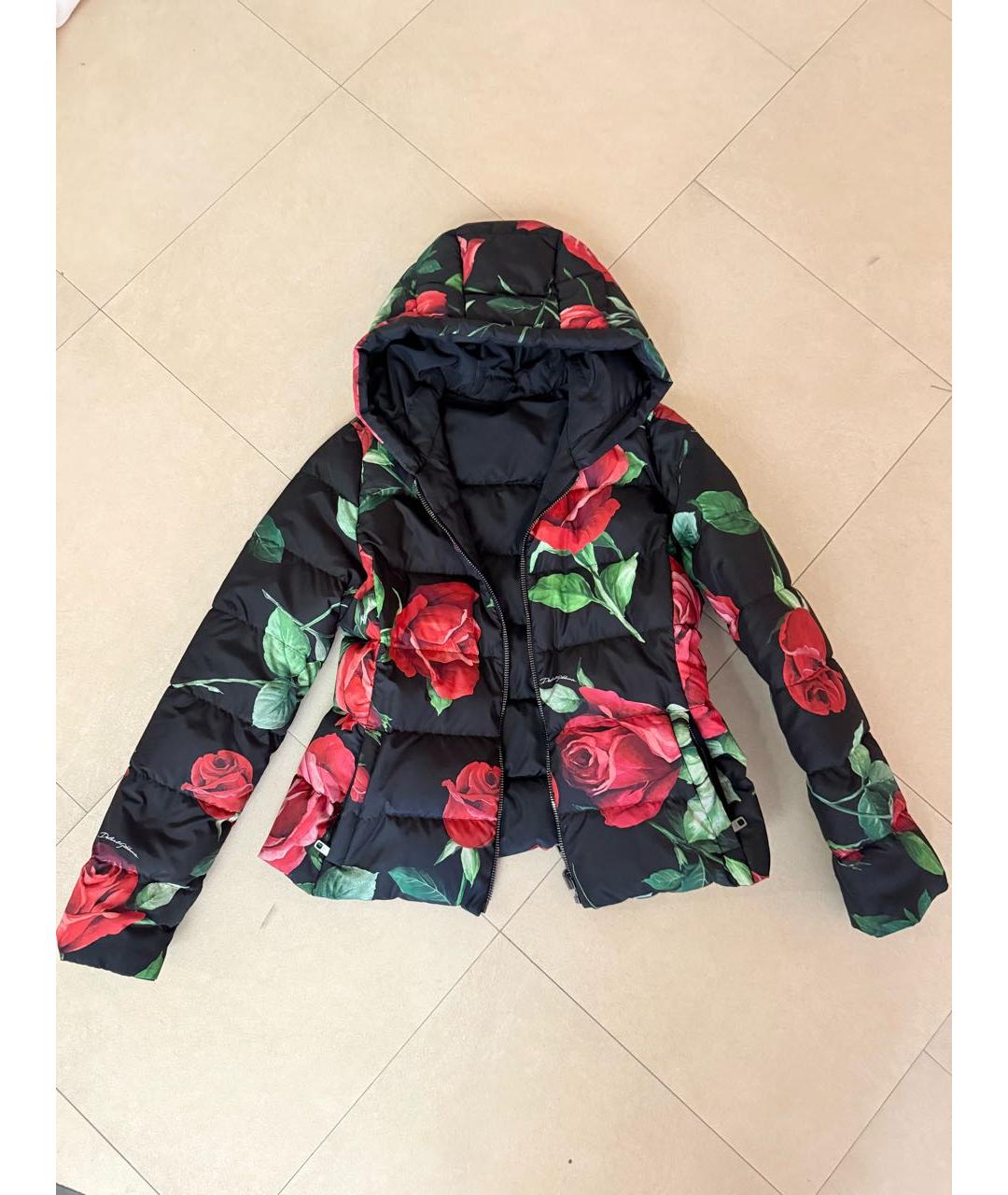 DOLCE&GABBANA Черная шелковая куртка, фото 3