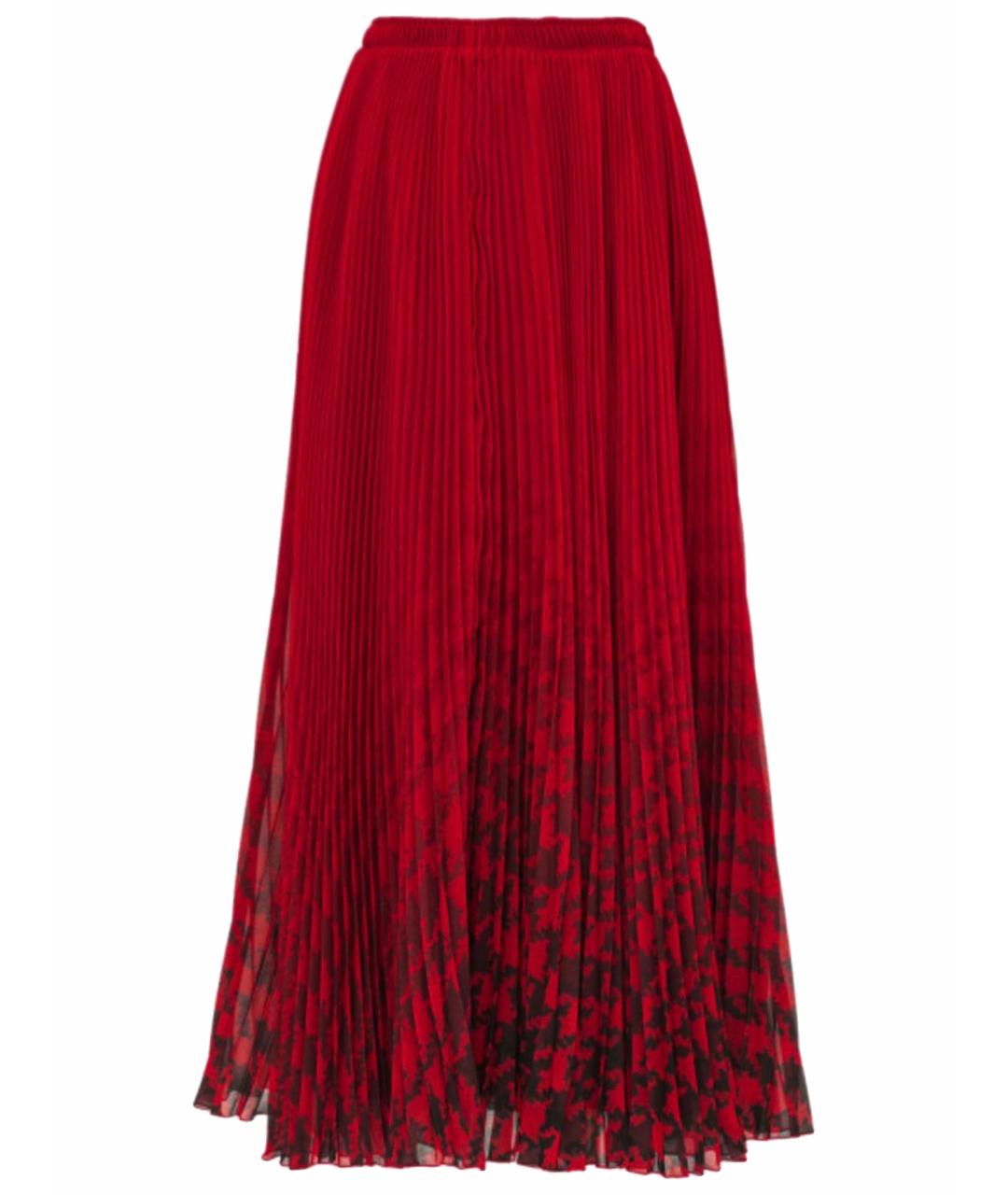 ERMANNO SCERVINO Красная полиэстеровая юбка макси, фото 1
